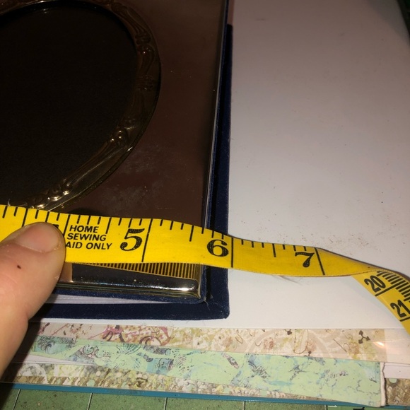 Silver photo album with picture insert- 6 1/2” by 5 1/2” - photo inserts inside. - Picture 6 of 9